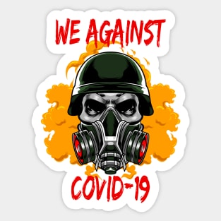 Gas Mask Covid-19 02 Sticker